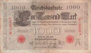 1000 Mark 1898 ro.18 A/A